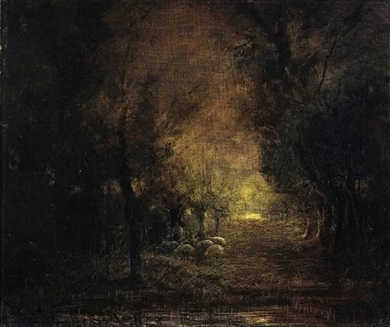 Pascolo ai margini del bosco